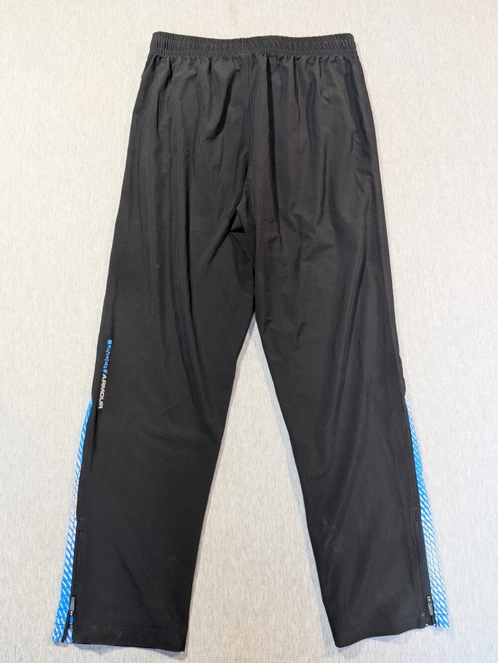Under Armour Joggers Track Pants Men's Large Black Blue - Picture 11 of 12